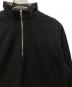 中古・古着 ORCIVAL (オーシバル) HALF ZIP LONGSLEEVE PULLOVER ブラック サイズ:１ 未使用品：9000円