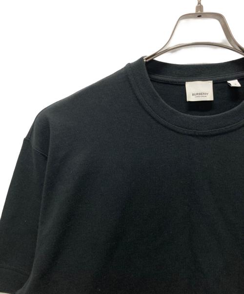 BURBERRY（バーバリー）BURBERRY (バーバリー) レイヤードアームロゴプリントスウェット ブラック サイズ:Mの古着・服飾アイテム