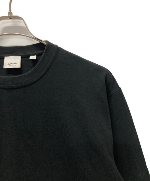 BURBERRY（バーバリー）BURBERRY (バーバリー) レイヤードアームロゴプリントスウェット ブラック サイズ:Mの古着・服飾アイテム