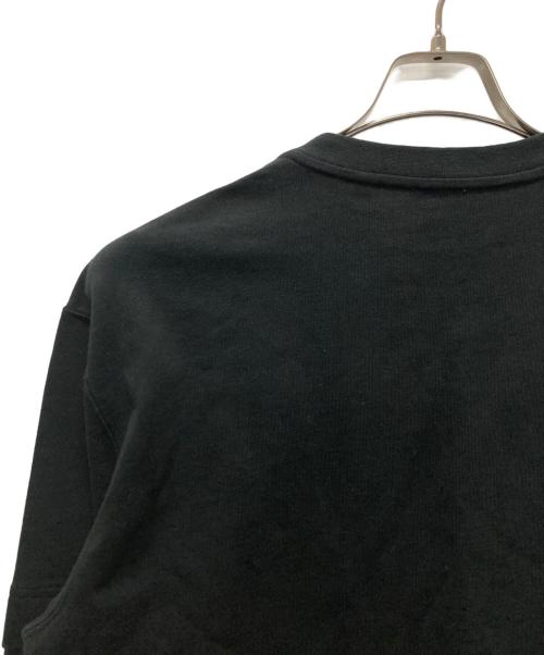 BURBERRY（バーバリー）BURBERRY (バーバリー) レイヤードアームロゴプリントスウェット ブラック サイズ:Mの古着・服飾アイテム