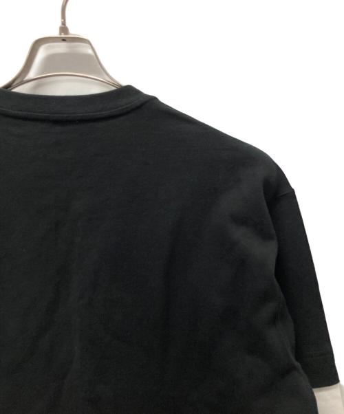 BURBERRY（バーバリー）BURBERRY (バーバリー) レイヤードアームロゴプリントスウェット ブラック サイズ:Mの古着・服飾アイテム