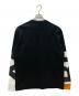 BURBERRY (バーバリー) レイヤードアームロゴプリントスウェット ブラック サイズ:M：12000円
