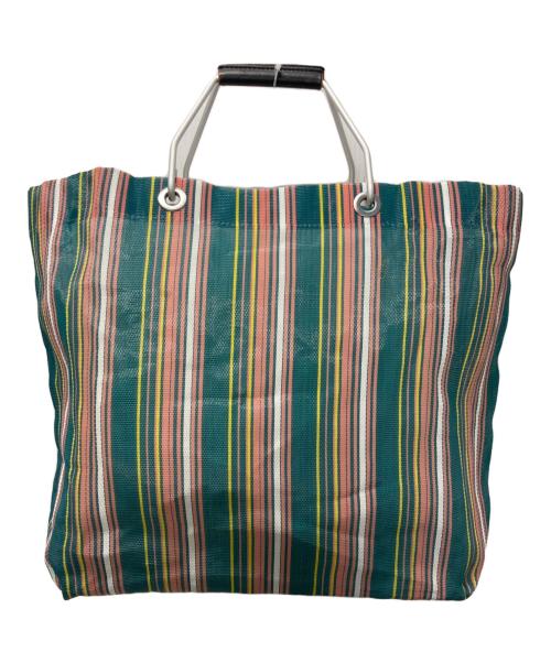 MARNI（マルニ）MARNI (マルニ) マーケット トートバッグ グリーン×ピンクの古着・服飾アイテム
