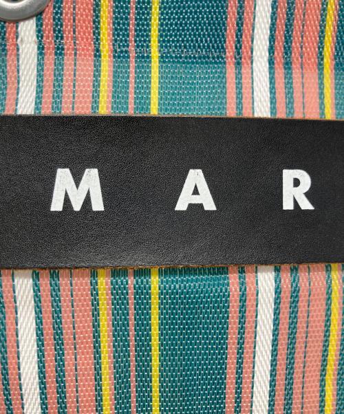 MARNI（マルニ）MARNI (マルニ) マーケット トートバッグ グリーン×ピンクの古着・服飾アイテム