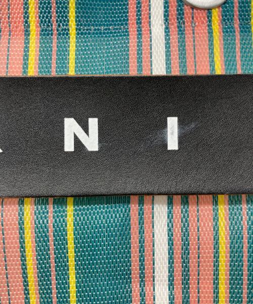MARNI（マルニ）MARNI (マルニ) マーケット トートバッグ グリーン×ピンクの古着・服飾アイテム