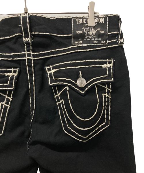 TRUE RELIGION（トゥルー レリジョン）TRUE RELIGION (トゥルー レリジョン) RICKY SUPER T STRAIGHT JEAN ブラック サイズ:33の古着・服飾アイテム