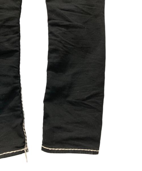 TRUE RELIGION（トゥルー レリジョン）TRUE RELIGION (トゥルー レリジョン) RICKY SUPER T STRAIGHT JEAN ブラック サイズ:33の古着・服飾アイテム