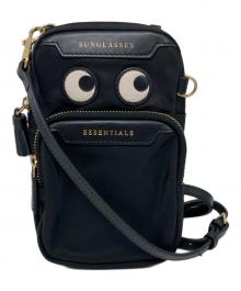 ANYA HINDMARCH（アニヤ・ハインドマーチ）の古着「EYES ESSENTIALS クロスボディ バッグ」｜ブラック