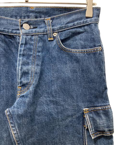 HELMUT LANG（ヘルムートラング）HELMUT LANG (ヘルムートラング) デニムカーゴパンツ インディゴ サイズ: 73.5cm (W29)の古着・服飾アイテム