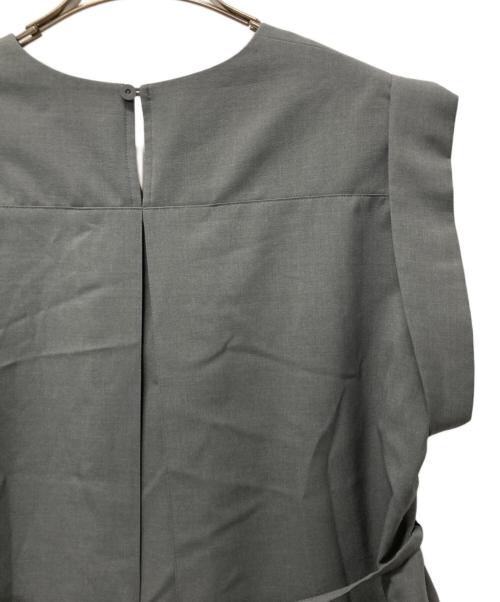 STUDIOUS（ステュディオス）STUDIOUS (ステュディオス) Back Tucked Dress グレー サイズ:１の古着・服飾アイテム