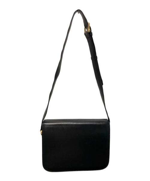CELINE（セリーヌ）CELINE (セリーヌ) マカダム金具ショルダーバッグ ブラックの古着・服飾アイテム