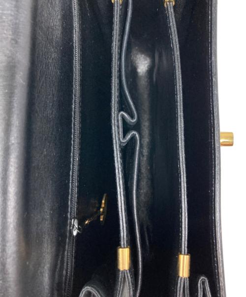 CELINE（セリーヌ）CELINE (セリーヌ) マカダム金具ショルダーバッグ ブラックの古着・服飾アイテム