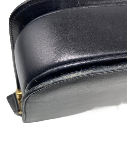 CELINE（セリーヌ）CELINE (セリーヌ) マカダム金具ショルダーバッグ ブラックの古着・服飾アイテム