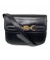 CELINE（セリーヌ）の古着「マカダム金具ショルダーバッグ」｜ブラック