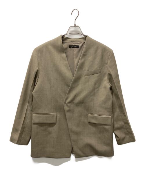 STUNNING LURE（スタニングルアー）STUNNING LURE (スタニングルアー) rカラーレスジャケット ベージュ サイズ:2の古着・服飾アイテム