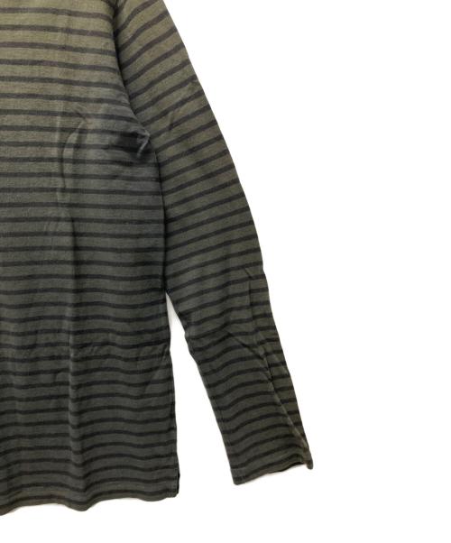 LAD MUSICIAN（ラッドミュージシャン）LAD MUSICIAN (ラッドミュージシャン) ボーダーカットソー オリーブ サイズ:44の古着・服飾アイテム