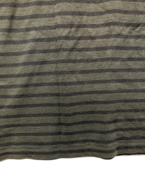 LAD MUSICIAN（ラッドミュージシャン）LAD MUSICIAN (ラッドミュージシャン) ボーダーカットソー オリーブ サイズ:44の古着・服飾アイテム