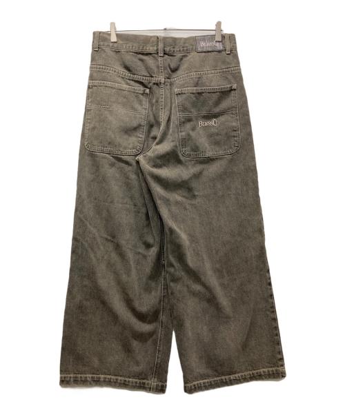 BLESSU（ブレスユー）BLESSU (ブレスユー) バギーデニムパンツ ブラウン サイズ:Lの古着・服飾アイテム