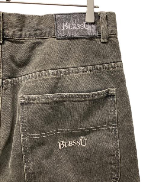 BLESSU（ブレスユー）BLESSU (ブレスユー) バギーデニムパンツ ブラウン サイズ:Lの古着・服飾アイテム