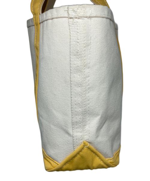 L.L.Bean（エルエルビーン）L.L.Bean (エルエルビーン) キャンバストートバッグ イエロー×アイボリーの古着・服飾アイテム