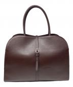 MONOROWモノロウ）の古着「BLANC LARGE BURGUNDY BROWN/トートバッグ」｜ブラウン