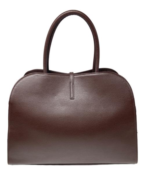 MONOROW（モノロウ）MONOROW (モノロウ) BLANC LARGE BURGUNDY BROWN/トートバッグ ブラウンの古着・服飾アイテム