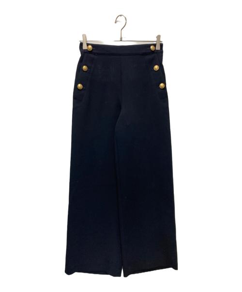 allureville（アルアバイル）allureville (アルアバイル) ダブルクロスマリンパンツ ネイビー サイズ:１の古着・服飾アイテム