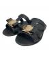 Salvatore Ferragamo（サルヴァトーレ フェラガモ）の古着「NEW VARA PLATE STRAPPY SLIDE LILOU」｜ブラック