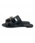 Salvatore Ferragamo (サルヴァトーレ フェラガモ) NEW VARA PLATE STRAPPY SLIDE LILOU ブラック サイズ:6：13000円