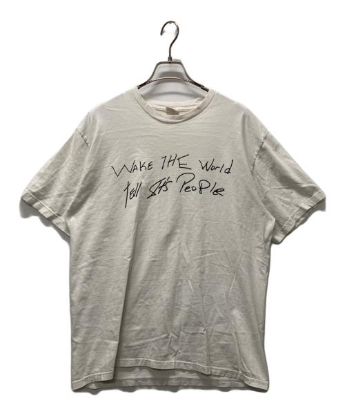 SUPREME（シュプリーム）Supreme (シュプリーム) Buju Banton Wake The World Tee ホワイト サイズ:Lの古着・服飾アイテム