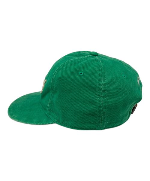 POLO RALPH LAUREN（ポロ・ラルフローレン）POLO RALPH LAUREN (ポロ・ラルフローレン) ロゴキャップ グリーンの古着・服飾アイテム