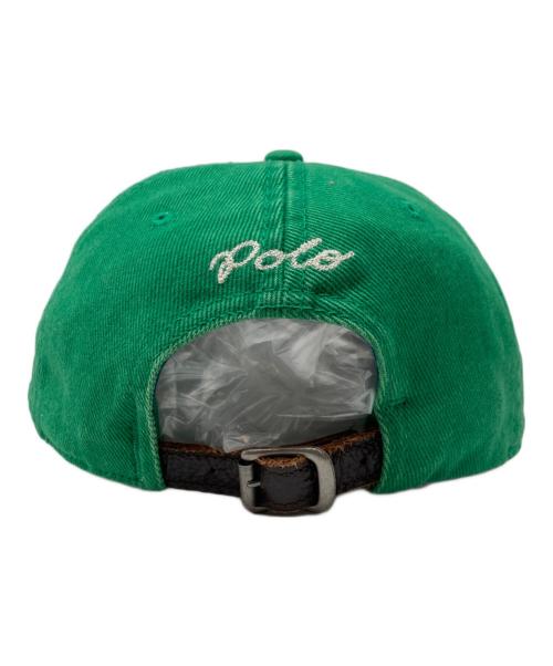 POLO RALPH LAUREN（ポロ・ラルフローレン）POLO RALPH LAUREN (ポロ・ラルフローレン) ロゴキャップ グリーンの古着・服飾アイテム