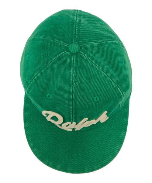POLO RALPH LAUREN（ポロ・ラルフローレン）POLO RALPH LAUREN (ポロ・ラルフローレン) ロゴキャップ グリーンの古着・服飾アイテム