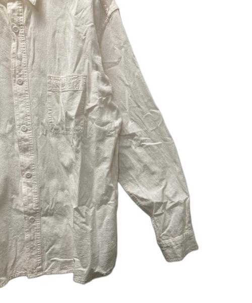 U'S NAVY（ユーエスネイビー）U'S NAVY (ユーエスネイビー) シャンブレーシャツ アイボリー サイズ:XLの古着・服飾アイテム
