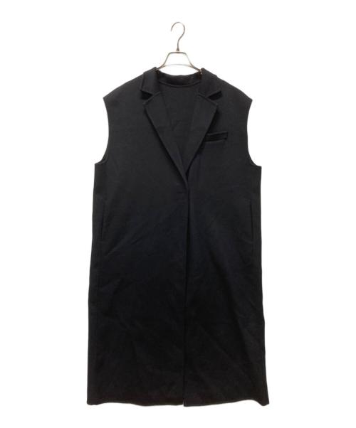 mizuiro-ind（ミズイロインド）mizuiro-ind (ミズイロインド) tailored long jilet/テーラードロングジレ ネイビー サイズ:FREEの古着・服飾アイテム