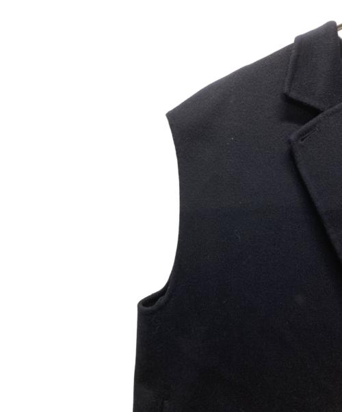 mizuiro-ind（ミズイロインド）mizuiro-ind (ミズイロインド) tailored long jilet/テーラードロングジレ ネイビー サイズ:FREEの古着・服飾アイテム