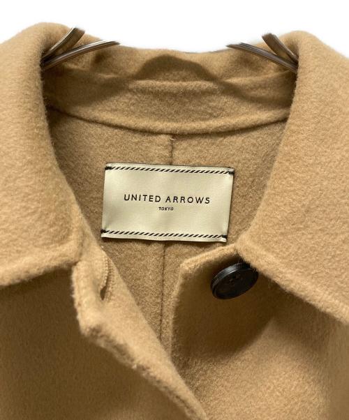 UNITED ARROWS TOKYO（ユナイテッドアローズトウキョウ）UNITED ARROWS TOKYO (ユナイテッドアローズトウキョウ) リバー ケープ コート ベージュ サイズ:36の古着・服飾アイテム