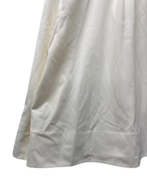 BALLSEY（ボールジィ）BALLSEY (ボールジィ) 2-wayストレッチ タイ付きスタンドカラーブラウス アイボリー サイズ:38の古着・服飾アイテム