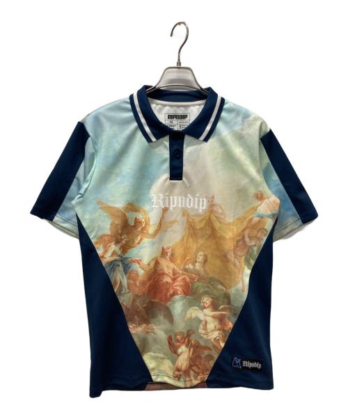 RIPNDIP（リップンディップ）RIPNDIP (リップンディップ) Heavens Waiting Soccer Jersey スカイブルー サイズ:Ｍの古着・服飾アイテム