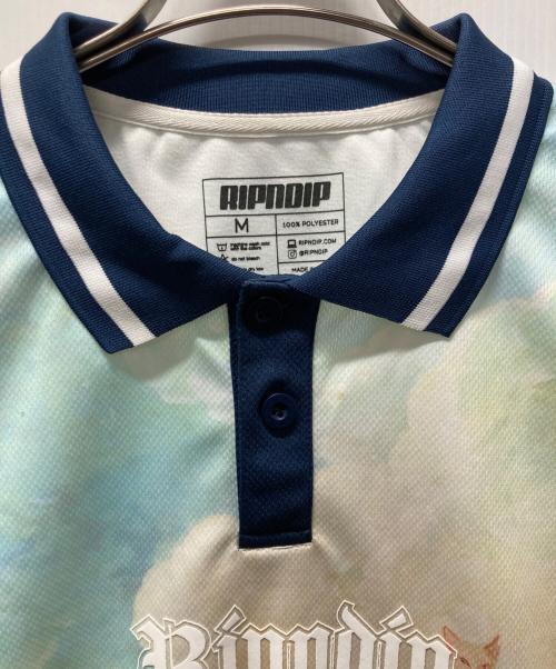 RIPNDIP（リップンディップ）RIPNDIP (リップンディップ) Heavens Waiting Soccer Jersey スカイブルー サイズ:Ｍの古着・服飾アイテム