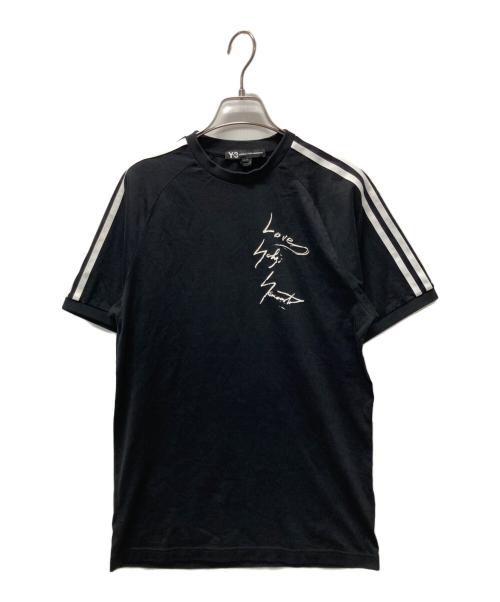 Y-3（ワイスリー）Y-3 (ワイスリー) プリントTシャツ ブラック サイズ:XSの古着・服飾アイテム