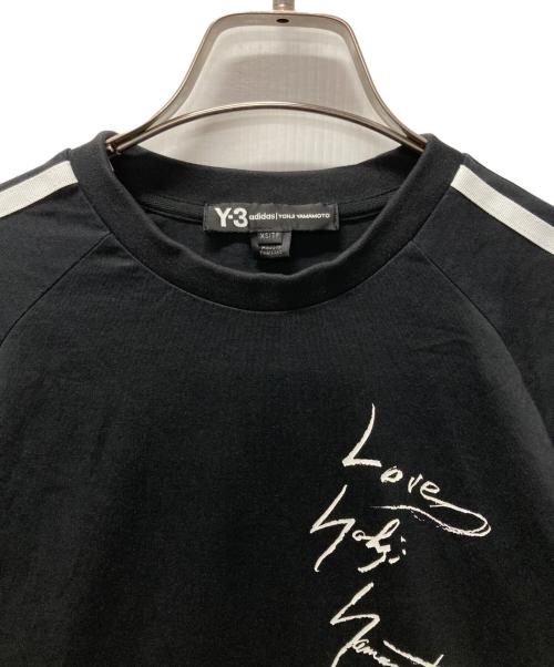 Y-3（ワイスリー）Y-3 (ワイスリー) プリントTシャツ ブラック サイズ:XSの古着・服飾アイテム