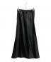 CINOH (チノ) BONDING ACETATE SATIN MARMAID SKIRT/ボンディングアセテートマーメイドスカート ブラック サイズ:38：9000円