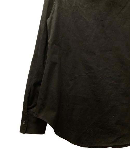 YOHJI YAMAMOTO（ヨウジヤマモト）YOHJI YAMAMOTO (ヨウジヤマモト) 開襟シャツ ブラック サイズ:1の古着・服飾アイテム
