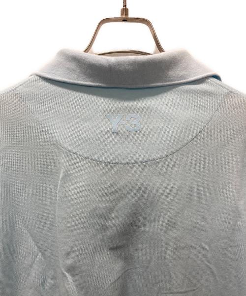 Y-3（ワイスリー）Y-3 (ワイスリー) SHORT SLEEVE POLO SHIRT スカイブルー サイズ:XSの古着・服飾アイテム
