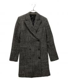 theory（セオリー）の古着「NOELLE DB BLAZER DR/ツイードコート」｜ブラック