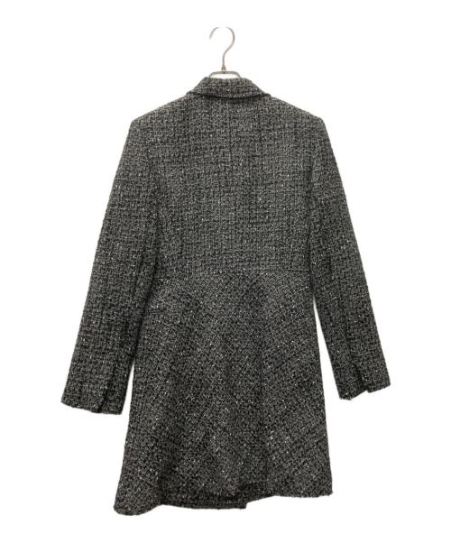 theory（セオリー）theory (セオリー) NOELLE DB BLAZER DR/ツイードコート ブラック サイズ:Mの古着・服飾アイテム