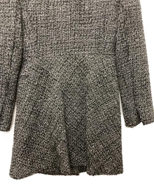 theory（セオリー）theory (セオリー) NOELLE DB BLAZER DR/ツイードコート ブラック サイズ:Mの古着・服飾アイテム