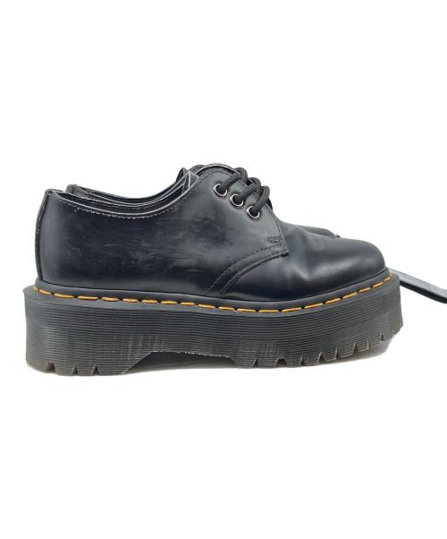Dr.Martens（ドクターマーチン）Dr.Martens (ドクターマーチン) 1461 QUAD 3 ホール シューズ ブラック サイズ:UK4の古着・服飾アイテム