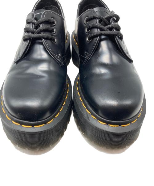 Dr.Martens（ドクターマーチン）Dr.Martens (ドクターマーチン) 1461 QUAD 3 ホール シューズ ブラック サイズ:UK4の古着・服飾アイテム